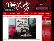 Tablet Screenshot of mujerescreando.org